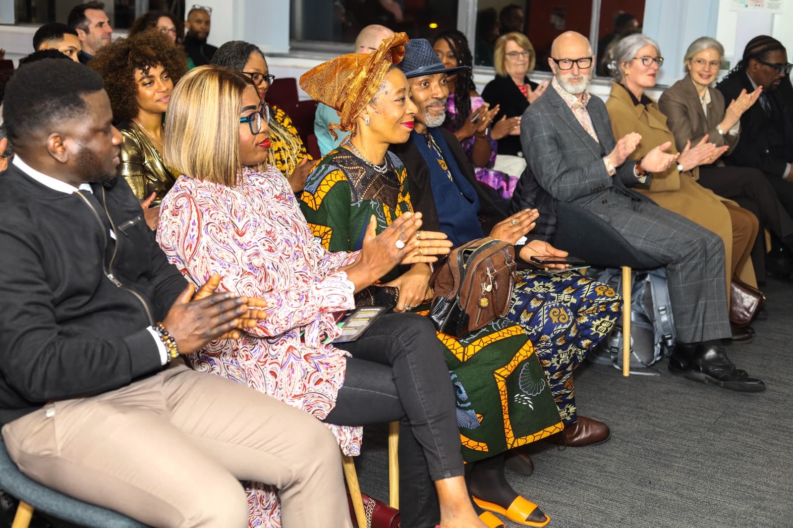 Audience attending the event